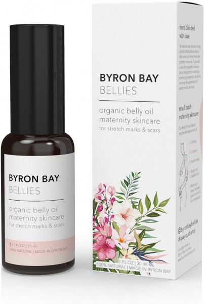 Byron Bay Bellies Organic Belly Oil Maternity Skincare for Stretch Marks & Scars  30ml