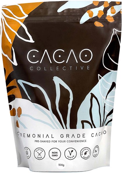 Cacao Collective Organic Ceremonial Cacao Pre-Shaved  500g