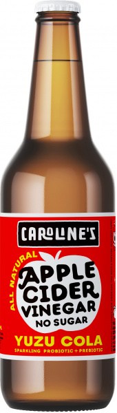 Caroline's Yuzu Cola Apple Cider Vinegar No Sugar Drink 12x330ml