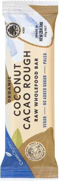 Ceres Organics Organic Raw Food Bar Coconut Cacao Rough 50g
