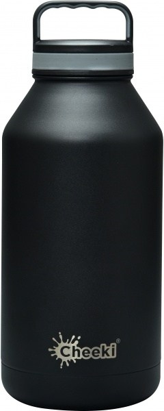 Cheeki Chiller Insulated Bottle Black 1.9L