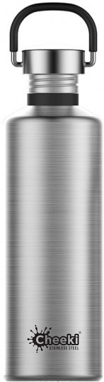 Cheeki Classic Stainless Steel Silver Bottle 750ml