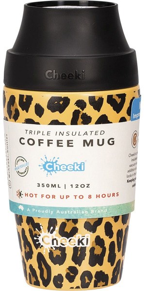 Cheeki Coffee Mug Leopard 350ml