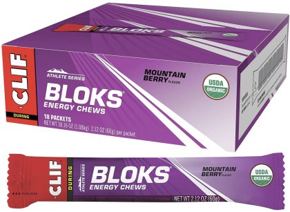 CLIF Bloks Energy Chews Mountain Berry 18x60g