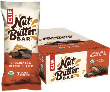CLIF Nut Butter Bar Chocolate & Peanut Butter 12x50g