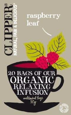 Clipper Organic Relaxing Infusion - Raspberry Leaf 20Teabags