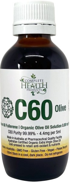 Complete Natural Remedies Carbon C60 Organic Olive Oil 100ml