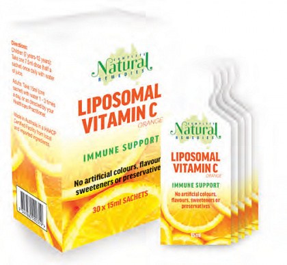Complete Natural Remedies Liposomal C Box of 30x15ml Sachets