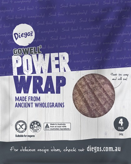 Diego's GoWell Power Wrap (4Pack) 240g