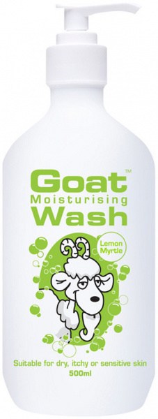 GOAT SOAP AUSTRALIA Goat Moisturising Wash Lemon Myrtle 500ml
