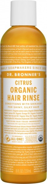 Dr Bronner's Hair Rinse Citrus 237ml