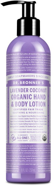 Dr Bronner's Lotion Lavender Coconut 237ml