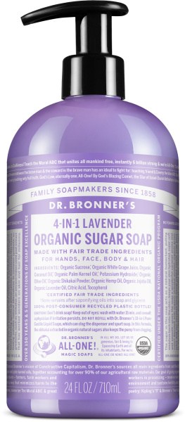 Dr Bronner's Organic Pump Soap Lavender 710ml
