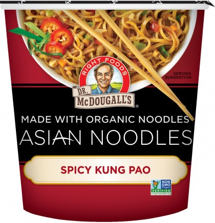 Dr McDougall Asian Entree Spicy KungPao Noodles 56g