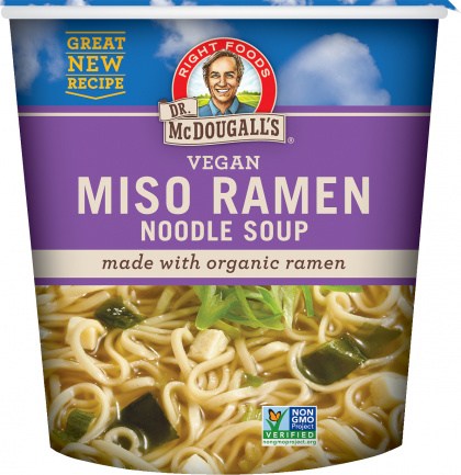 Dr McDougall Big Cup Soup Miso with Organic Noodles 54g JUL24