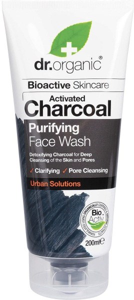 Dr Organic Face Wash Activated Charcoal 200ml