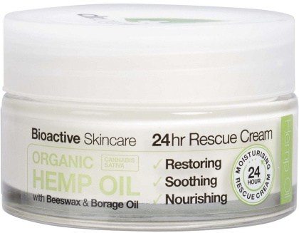 Dr Organic Rescue Cream Hemp Oil 50ml