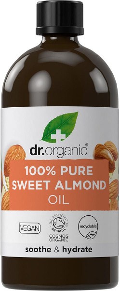 Dr Organic Sweet Almond Oil 100% Pure 100ml