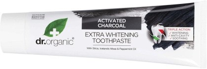 Dr Organic Toothpaste Charcoal Whitening 100ml
