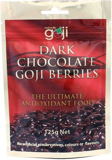 Dr Superfoods Dark Chocolate Organic Goji Berries 125g