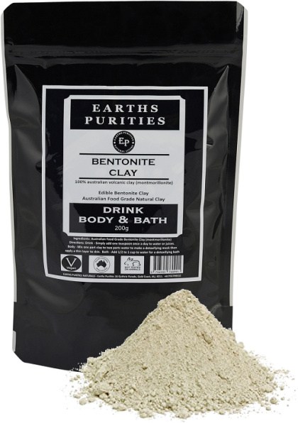 Earths Purities Bentonite Clay Drink Bath & Body 250g