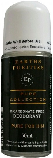 Earths Purities Pure Collection Natural Deodorant Roll On 50g