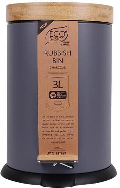 Eco Basics Rubbish Bin 3L (New & Improved)