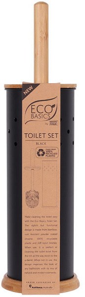 Eco Basics Toilet Set - Black