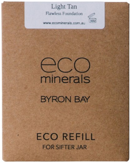 ECO MINERALS Mineral Foundation Flawless (Matte) Light Tan REFILL 5g