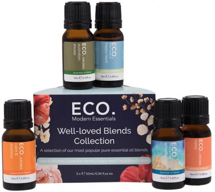 ECO. MODERN ESSENTIALS Essential Oil Well-Loved Blends Collection 10ml x 5 Pack