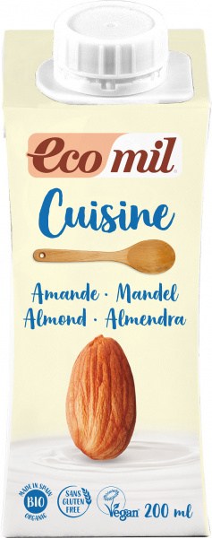 Ecomil Organic Almond Cuisine Dairy Free Cooking Cream  200ml