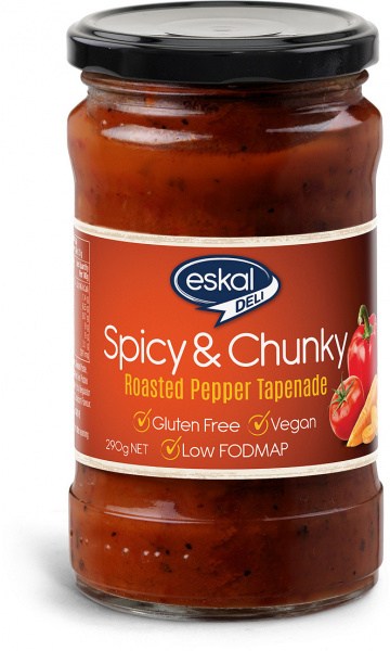 Eskal Deli Spicy & Chunky Roasted Pepper Tapenade  290g