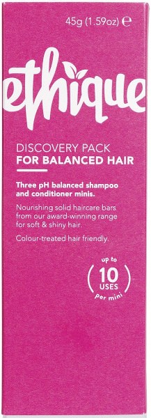 Ethique Discovery Pack 3x Minis for Balanced Hair 45g