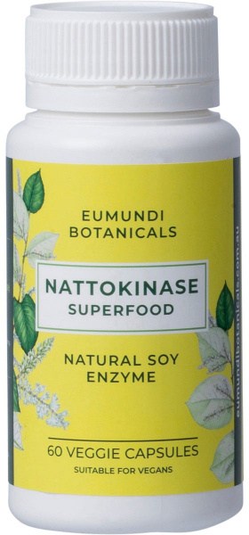 Eumundi Botanicals Nattokinase Natural Soy Enzyme 60 Caps