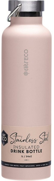 Ever Eco Insulated Stainless Steel Bottle Rose 1L
