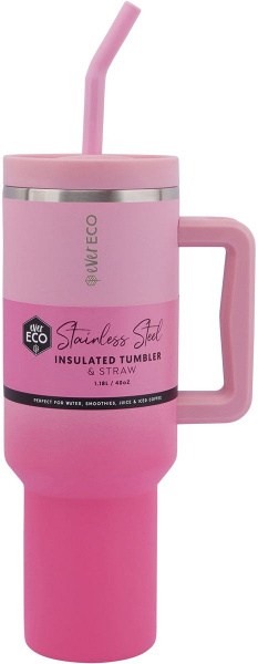 Ever Eco Insulated Tumbler with Handle & Straw Rise 1.18L