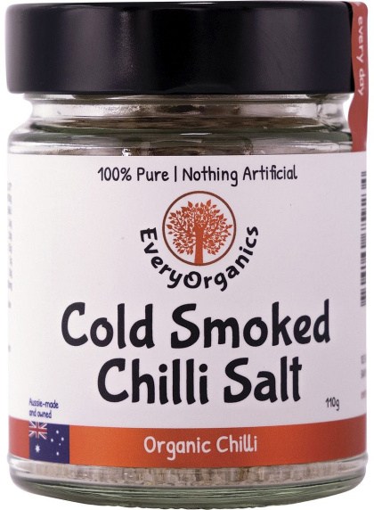 EveryOrganics Cold Smoked Chilli Salt Organic Chilli 110g