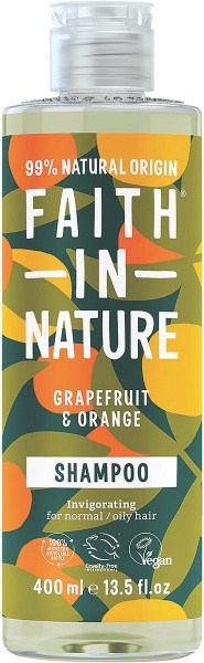 Faith In Nature Shampoo Invigorating Grapefruit & Orange 400ml