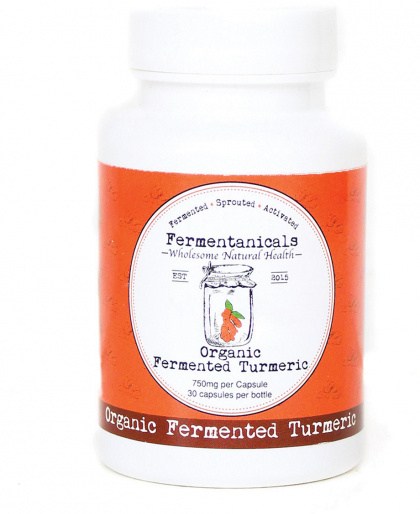 FERMENTANICALS Organic Fermented Turmeric 750mg 30c