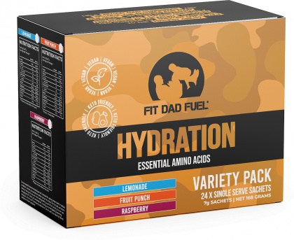Fit Dad Fuel Mixed Hydration (24 x 7g Single Serve Sachet) Box 168g
