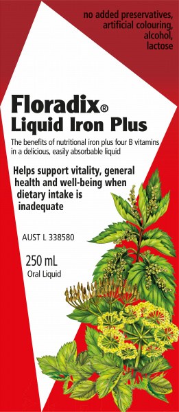 Floradix Liquid Iron Plus 250ml