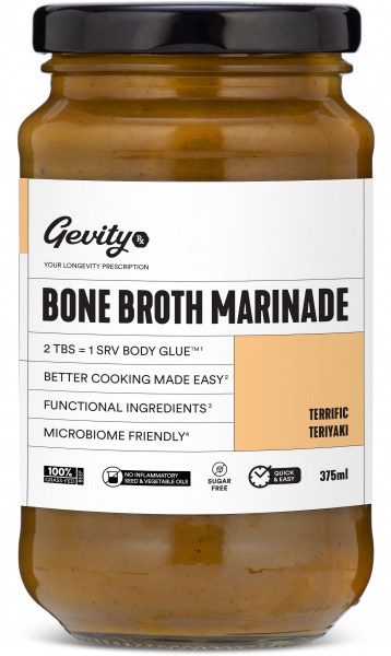 Gevity Rx Bone Broth Marinade Terrific Teriyaki  375ml