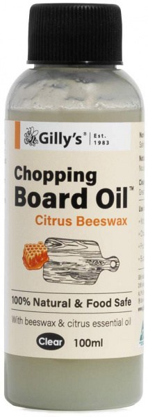Gillys Chopping Board Oil Citrus Beeswax 100ml