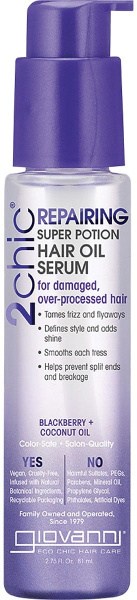 Giovanni Hair Oil Serum 2chic Repairing Damaged Hair 81ml