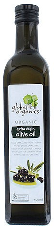 Global Organics Extra Virgin Olive Oil 500ml
