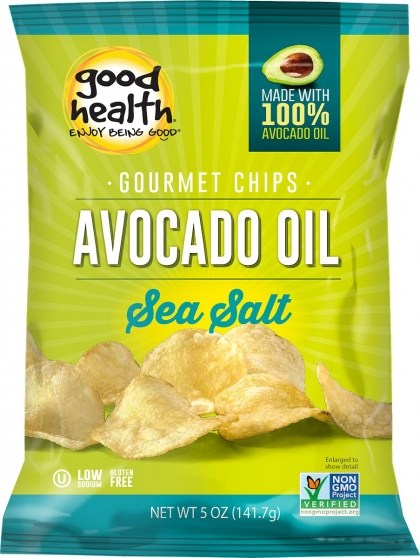 Good Health Avocado Oil Potato Chips Sea Salt  142g