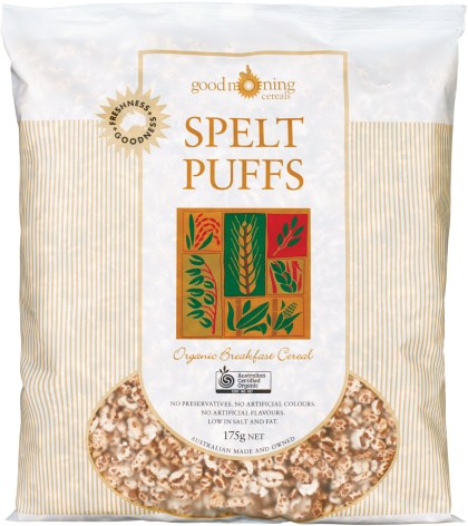 Good Morning Cereals Organic Spelt Puffs 175g