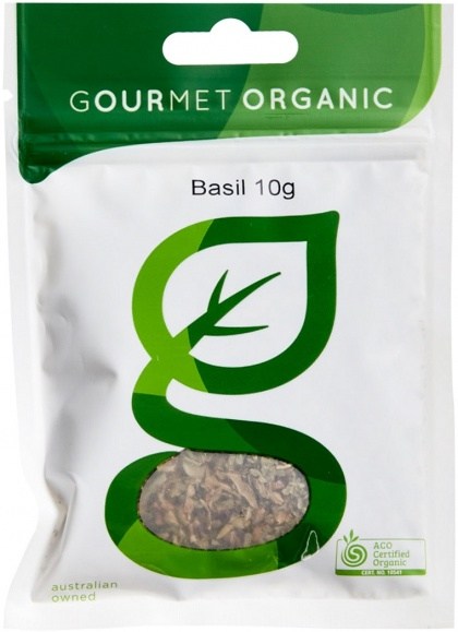 Gourmet Organic Basil 10g  Sachet x 1