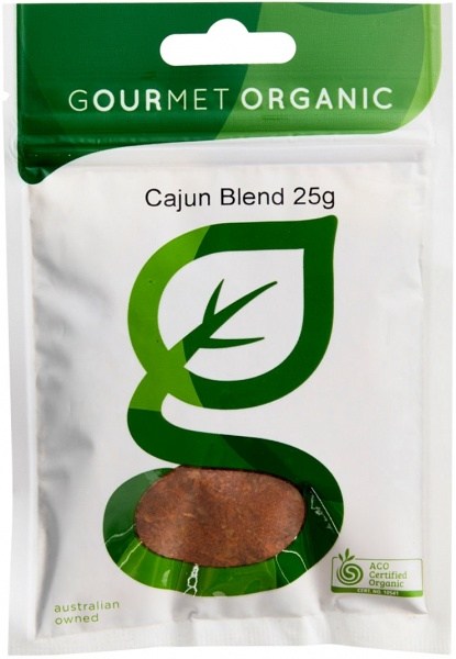 Gourmet Organic Cajun Blend 25g Sachet x 1