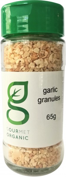 Gourmet Organic Garlic Granules Shaker 65g